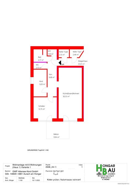 Wohnpark Aurach - N�he Attersee - Zweitwohnsitz m�glich. Top 1.06 Baustart bereits erfolgt. /  / 4861&nbsp;Aurach am Hongar / Bild 8