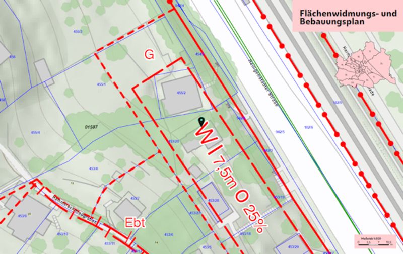 Ferienhaus mit groem Grundstck & Donaublick in Dbling ? Refugium mit Potenzial /  / 1190 Wien / Bild 17