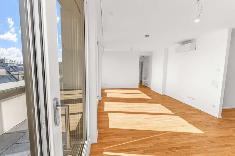 ++NEU++ Exklusiver Erstbezug: Luxuriöse 4-Zimmer-Dachgeschosswohnung mit Terrasse - Mollardgasse 50 / / 1060 Wien / Bild 9