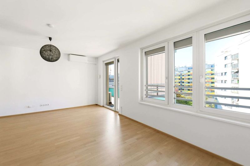 Helle 3-Zimmer-Wohnung mit Südbalkon, Klimaanlage, Tiefgarage & ruhiger Innenhoflage nahe der Donau / / 1020 Wien / Bild 8