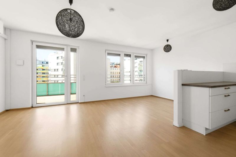 Helle 3-Zimmer-Wohnung mit Südbalkon, Klimaanlage, Tiefgarage & ruhiger Innenhoflage nahe der Donau / / 1020 Wien / Bild 9