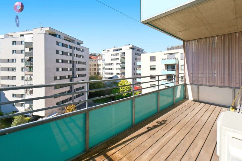 Helle 3-Zimmer-Wohnung mit Südbalkon, Klimaanlage, Tiefgarage & ruhiger Innenhoflage nahe der Donau / / 1020 Wien / Bild 5