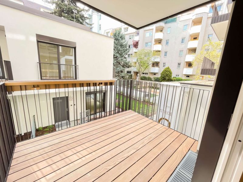 Moderne 2,5-Zimmer-Neubauwohnung mit Balkon in zentraler Ruhelage / / 1060 Wien / Bild 2