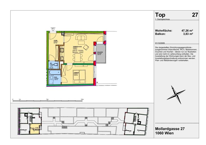 ++NEU++ 2-Zimmer-Dachgeschosswohnung in 1060 Wien mit Lift / / 1060 Wien / Bild 7
