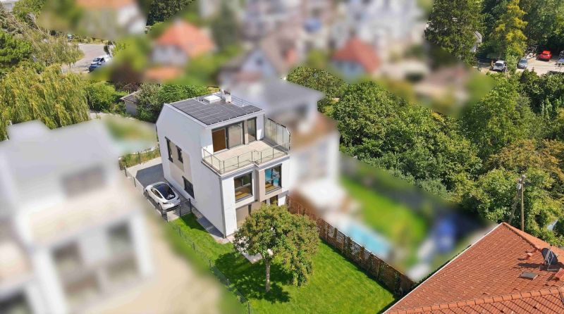 Schlüsselfertige Doppelhaushälfte nahe Alte Donau - exklusive Ruhelage, Garten, Keller & PV-Anlage