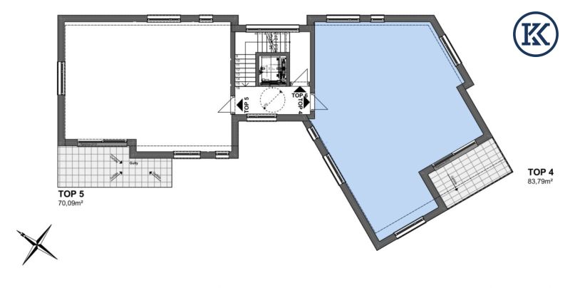 Wohnen am Wasser: Stilvolle 84 m nahe Kaiserwasser ? mit Klimaanlage & Terrasse /  / 1220 Wien, Donaustadt / Bild 5