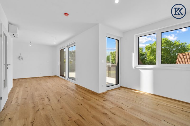 Erstbezug mit großer Terrasse und Klimaanlage ? moderne 3-Zimmer-Wohnung in Toplage