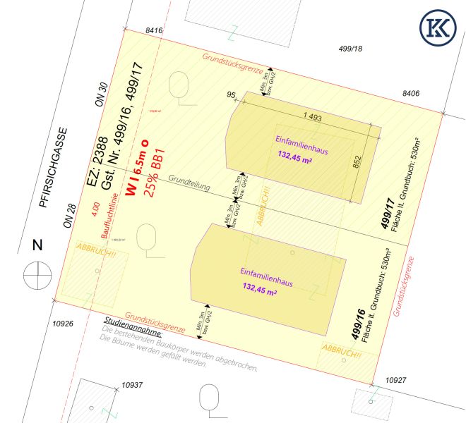 ?Zwei Doppelhaush�lften m�glich?