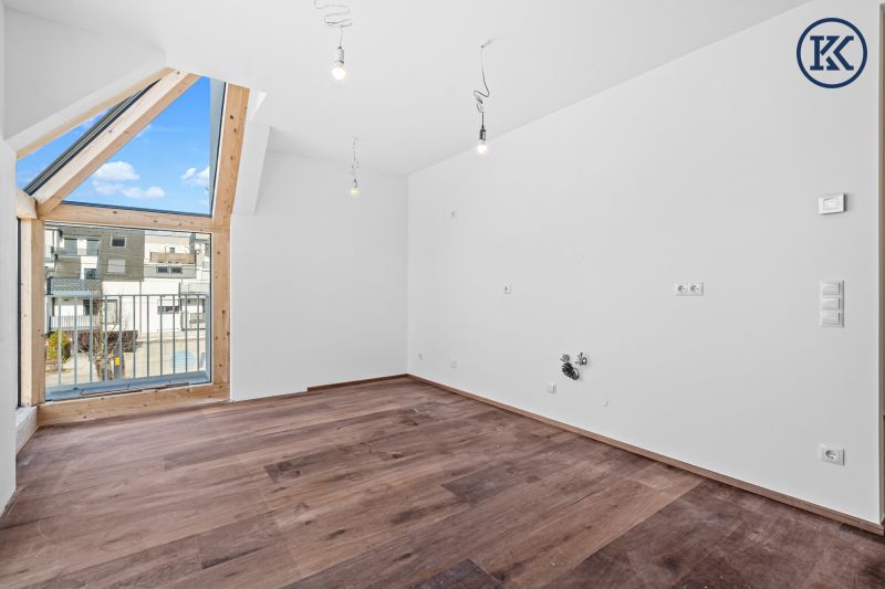 Luftiges Dachgeschoss-Refugium: Atemberaubende 2-Zimmer-Wohnung mit beeindruckender Freifl�che /  / 1220&nbsp;Wien, Donaustadt / Bild 9