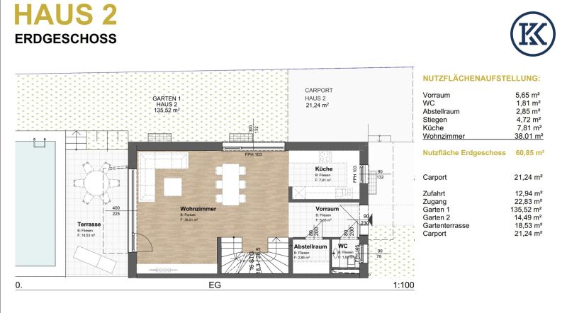 Sommer im eigenen Garten: Neubau-Highlight mit Pool nahe Wien / / 3400 Klosterneuburg / Bild 3