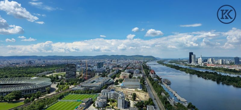 MARINA TOWER ? Wohnen in Toplage und h�chster Qualit�t im 37. Stock mit beeindruckendem Wasserblick. /  / 1020&nbsp;Wien / Bild 2
