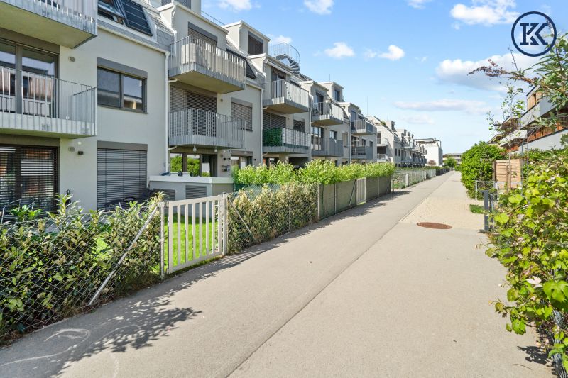 Sonnendurchflutetes Dachgeschossjuwel mit Gartenblick & Nhe zur Lobau