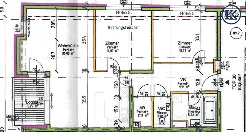 Tolle 3-Zimmer-Wohnung ? Nhe UNO City, Donauzentrum & Alte Donau /  / 1220  / Bild 2