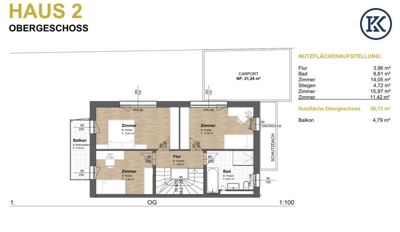 Sommer im eigenen Garten: Neubau-Highlight mit Pool nahe Wien / / 3400 Klosterneuburg / Bild 4
