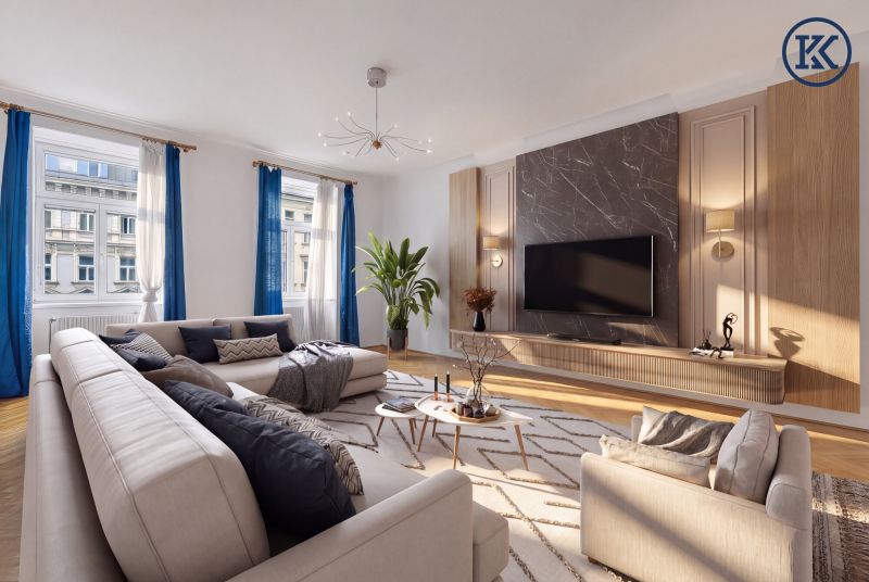 Elegante Altbauwohnung mit Geschichte im Herzen des 8. Bezirks
