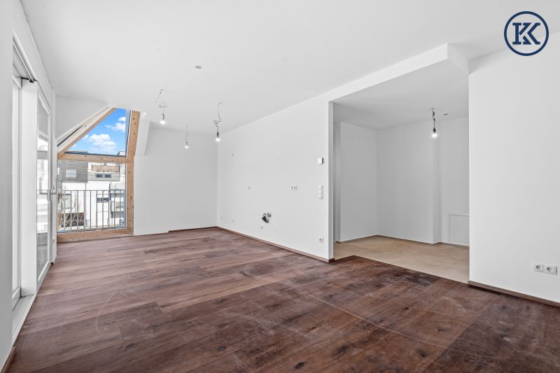 Luftiges Dachgeschoss-Refugium: Atemberaubende 2-Zimmer-Wohnung mit beeindruckender Freifl�che /  / 1220&nbsp;Wien, Donaustadt / Bild 8