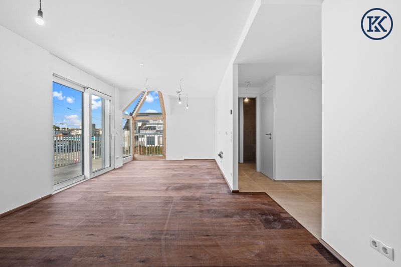 Luftiges Dachgeschoss-Refugium: Atemberaubende 2-Zimmer-Wohnung mit beeindruckender Freifl�che /  / 1220&nbsp;Wien, Donaustadt / Bild 7