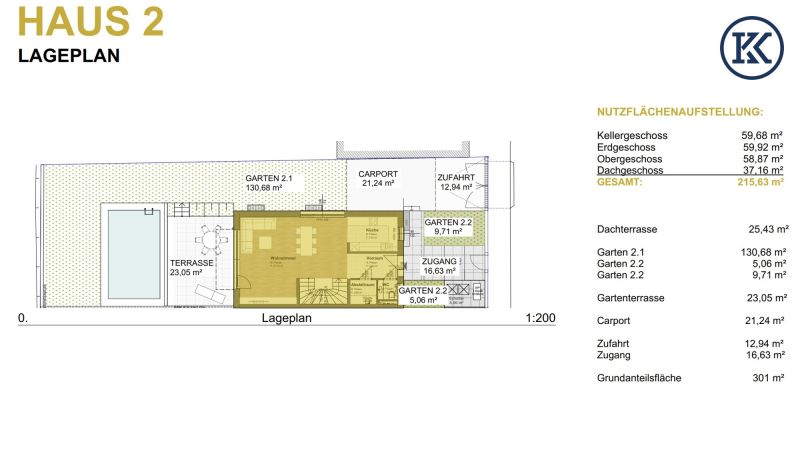Sommer im eigenen Garten: Neubau-Highlight mit Pool nahe Wien /  / 3400&nbsp;Klosterneuburg / Bild 2
