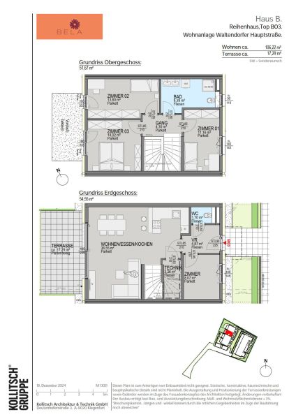 BELA | Top B03. Neubau Reihenhuser in Waltendorf. /  / 8010 Graz / Bild 1