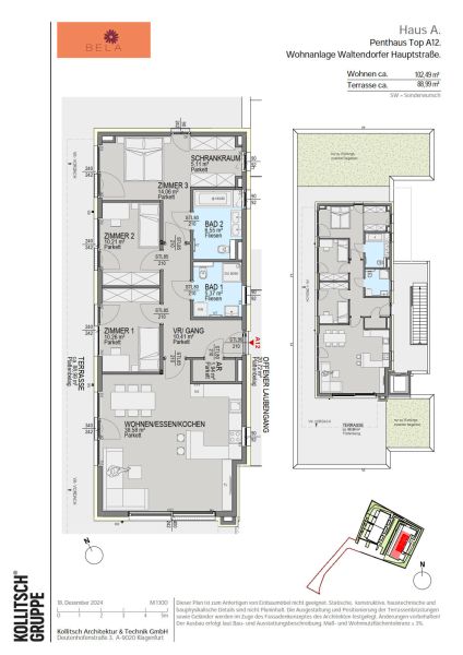 BELA | Traumhaftes Penthouse in Waltendorf. /  / 8010 Graz / Bild 1