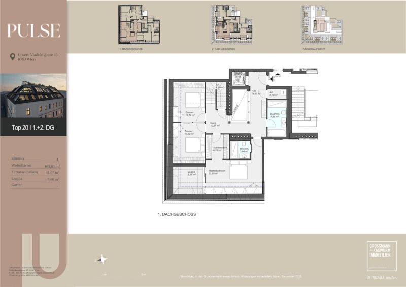 Luxus �ber den D�chern Wiens - privater Lift und Dachterrasse im Herzen des 3. Bezirks /  / 1030&nbsp;Wien, Landstra�e / Bild 4