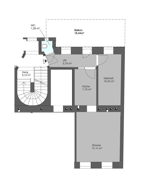 Sanierungsbedrftige Altbauwohnung inklusive Balkon /  / 1160 Wien, Ottakring / Bild 9
