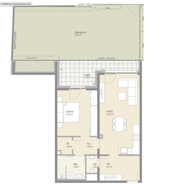 Gartenwohnung bei der Alten Donau - sofort beziehbar und provisionsfrei /  / 1210&nbsp;Wien, Floridsdorf / Bild 8