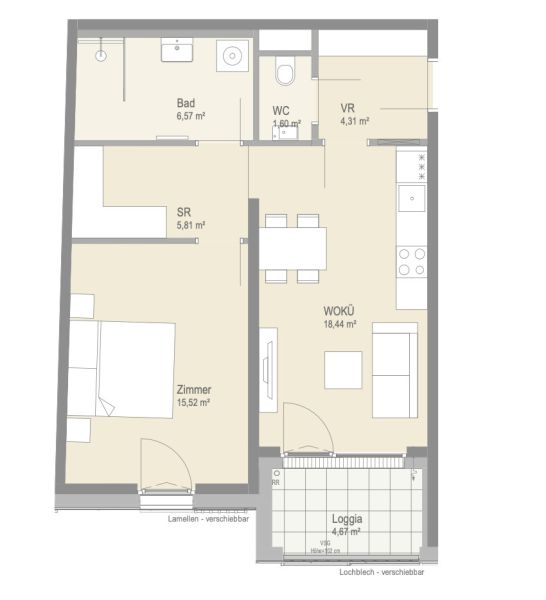 Anlegerwohnung bei der Alten Donau - bezugsfertig und provisionsfrei /  / 1210 Wien, Floridsdorf / Bild 6