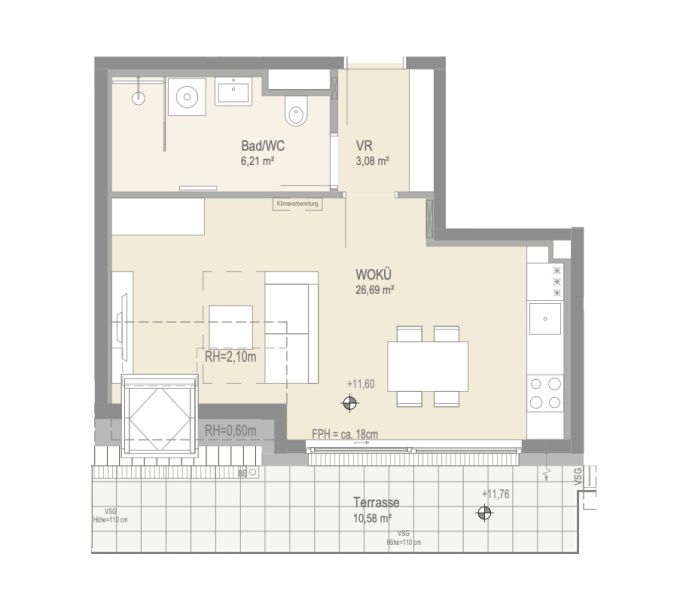Bezugsfertige DG-Wohnung als Investment - provisionsfrei /  / 1210 Wien, Floridsdorf / Bild 9