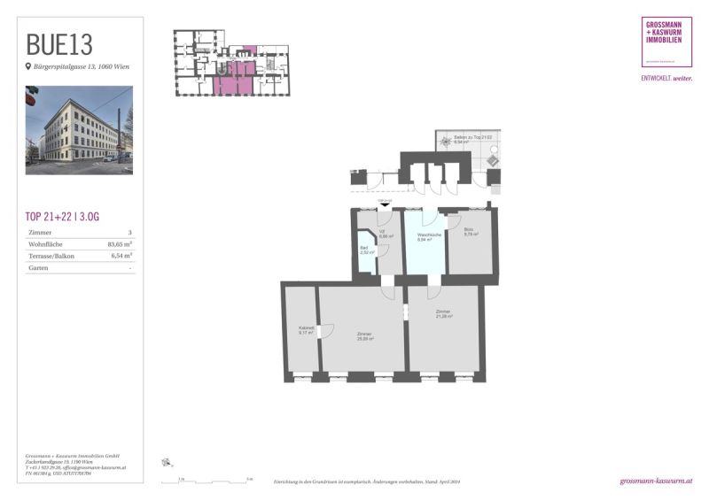 INVESTMENT - Unbefristet vermietete Anlegerwohnung im generalsanierten Altbau /  / 1060&nbsp;Wien, Mariahilf / Bild 5