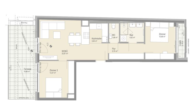 3-Zimmerwohnung mit optimaler Raumaufteilung /  / 1210 Wien, Floridsdorf / Bild 8