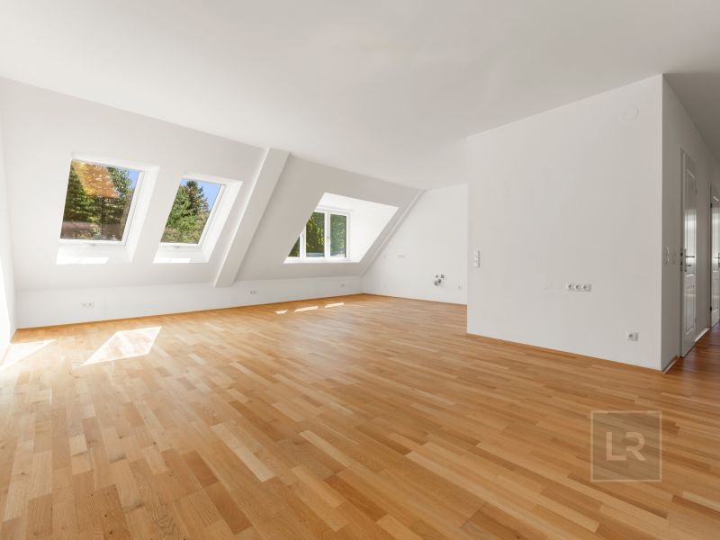 BESTE LAGE MAUER: Dachgeschosswohnung mit traumhaftem Dachgarten 77 m2 plus Terrasse auf Wohnebene