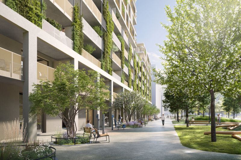 Hof am Park - Große 3-Zimmer-Wohnung mit großzügigem Süd-West-Balkon / / 1220 Wien / Bild 5