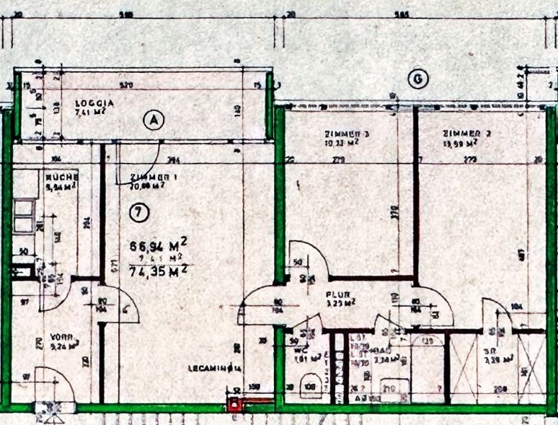 Wunderbare 3Zimmer-Wohnung mit Blick ins Grüne /  / 2500 Baden / Bild 2