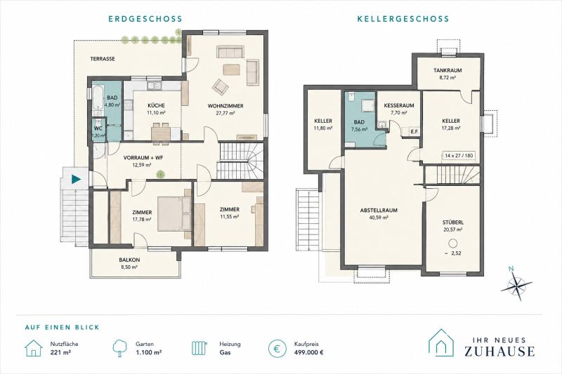 Einfamilienhaus mit gro�em Eigengarten nur 25min von Wien entfernt. /  / 2393&nbsp;Sparbach / Bild 9