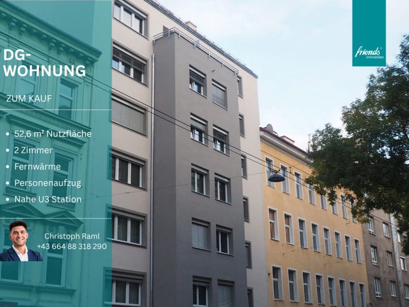 ?Dachgeschoss - Wohnung nahe U3?