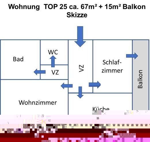 Grozgige Wohnung mit Balkon und perfekter Infrastruktur /  / 1110 Wien,Simmering / Bild 2