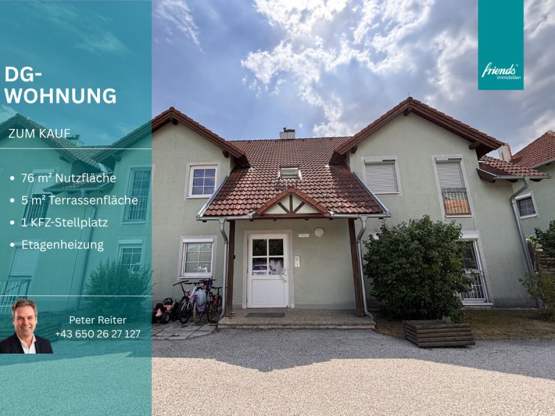 3 Zimmer mit Balkon & Parkplatz