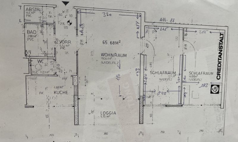 Gemtliche 3-Zimmer-Wohnung mit verbauter Loggia /  / 2340 Mdling / Bild 3