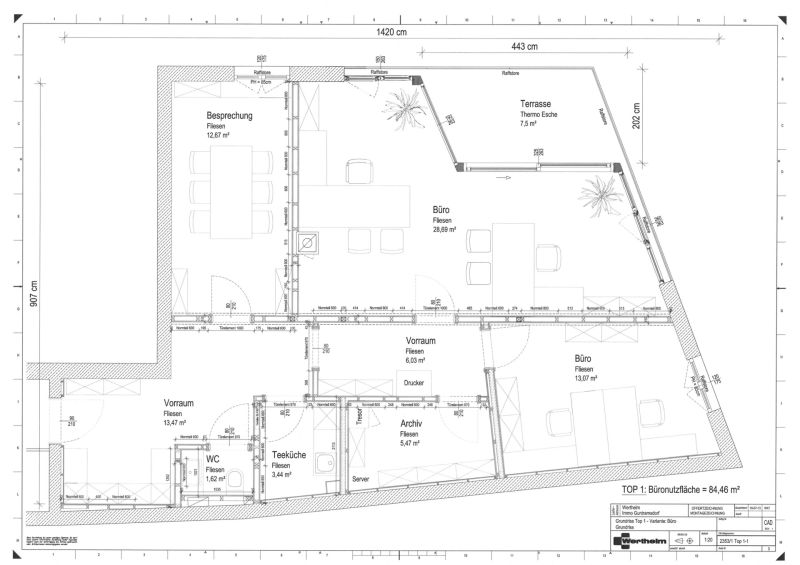 3 Zimmer Wohnung mit Terrasse im Zentrum! /  / 2353 Guntramsdorf / Bild 4