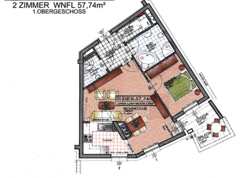 2-Zimmer-Wohnung mit Balkon - Ihr neues Zuhause! /  / 2544 Leobersdorf / Bild 9