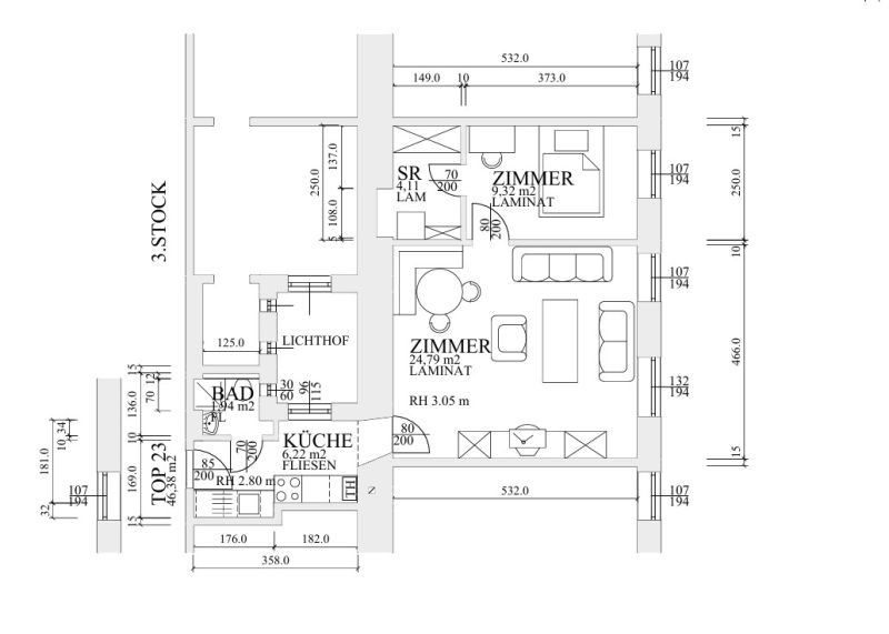 Altbauwohnung nahe WU & Prater | 2 Zimmer | Schrankraum | Perfekt für Studenten & Eigennutzer / / 1020 Wien, Leopoldstadt / Wien 2., / Bild 9
