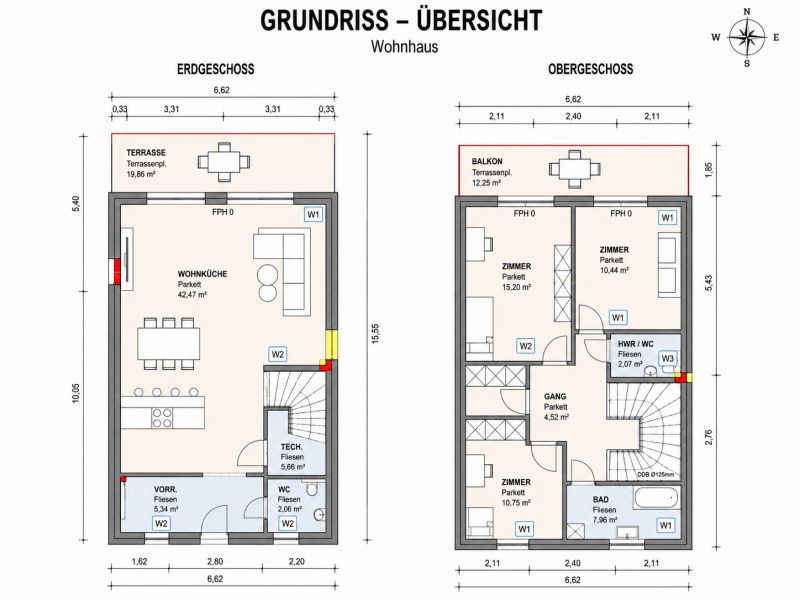 Modernes Einfamilienhaus in hochwertiger Massivbauweise mit Garten und Carport / / 2500 Baden / Bild 3