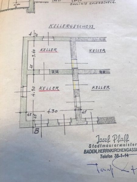 12 Zimmer Haus  mit Geschftslokal auf 948 m2 Grundstck /  / 2500 Baden / Bild 18