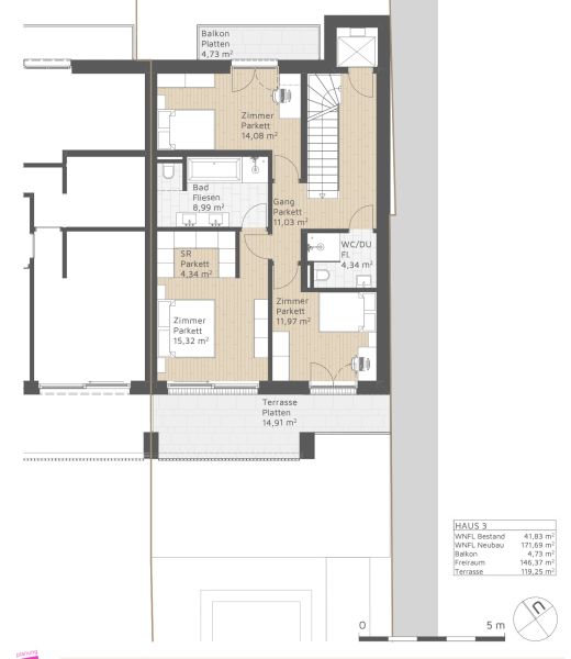 DAS GUTSCHI - TOWNHOUSE EH 3 /  / 2352&nbsp;Gumpoldskirchen / Bild 6
