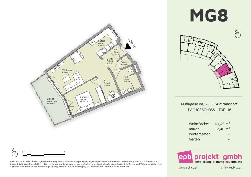 MIETKAUF - 2 Zimmer Wohnung mit Terrasse! /  / 2353&nbsp;Guntramsdorf / Bild 9