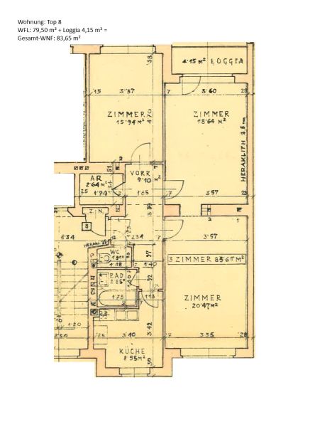 Eigentumswohnung mit Loggia in zentraler Lage von Margareten / / 1050 Wien, Margareten / Margareten / Bild 5