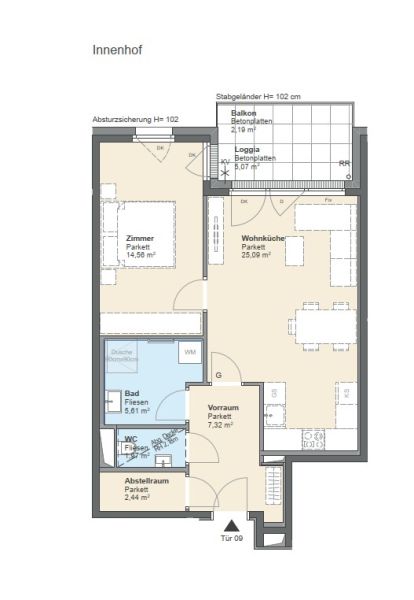 Bezugsfertige, smarte Balkonwohnung in Penzing - Hochwertige Eigentumswohnung - provisionsfrei zu kaufen in 1140 Wien /  / 1140&nbsp;Wien / Bild 6