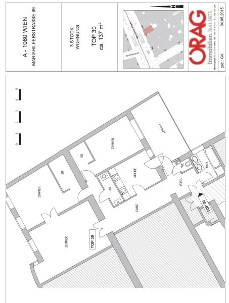 3-Zimmer Wohnung mit Loggia in 1060 Wien - UNBEFRISTET! / / 1060 Wien / Bild 3