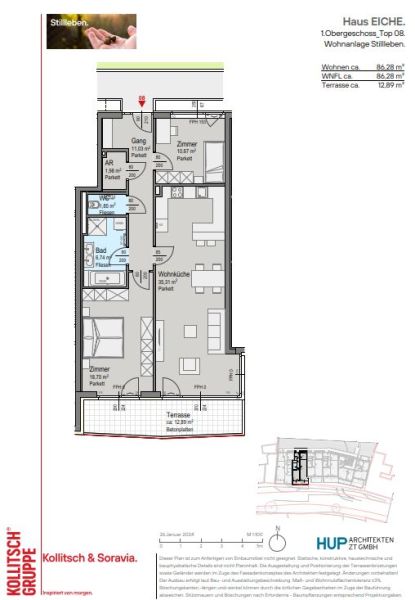 PROVISIONSFREI: Terrassen Neubauwohnung mit Wienerwaldblick - zu kaufen in 2391 Kaltenleutgeben /  / 2391&nbsp;Kaltenleutgeben / Bild 6